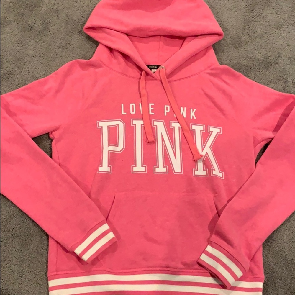Pink hoodie